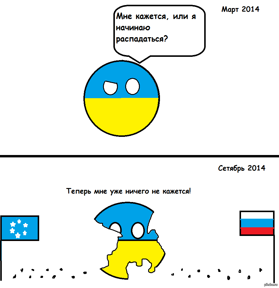 Ukraine - My, Countryballs, Stranoshars, Countryballs, Polandball