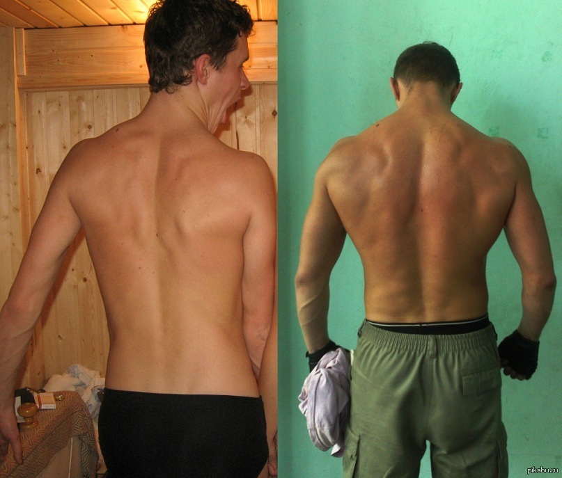 Небольшой прогресс. Накаченная спина до и после. Спина до и после тренировок. Накачал спину до и после.