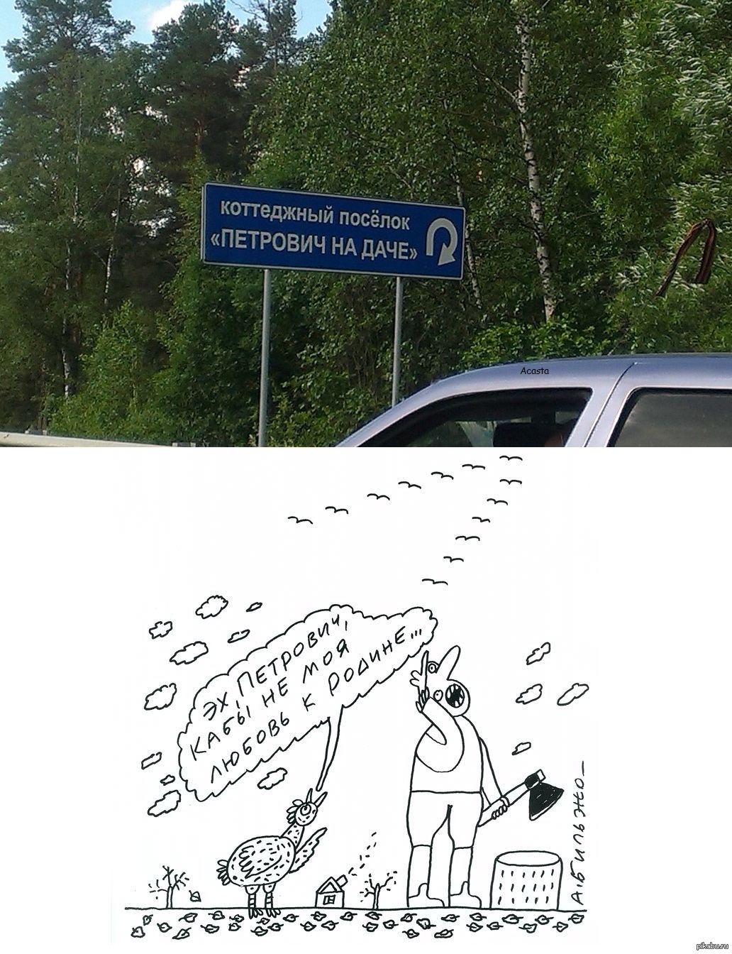 Петрович на даче | Пикабу