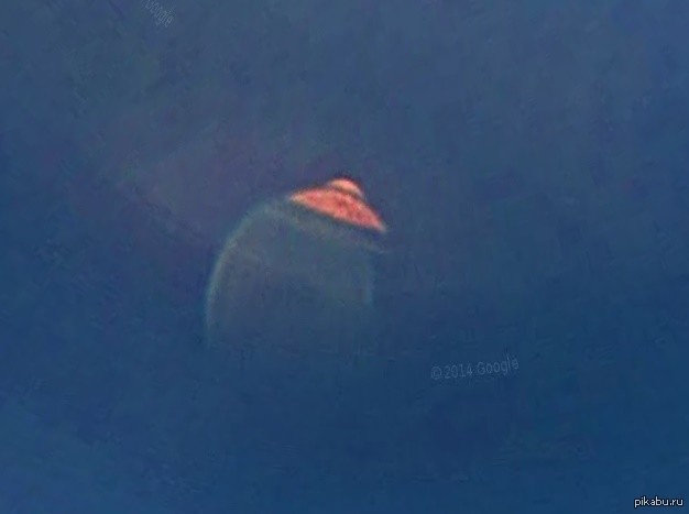 НЛО в Google Earth | Пикабу