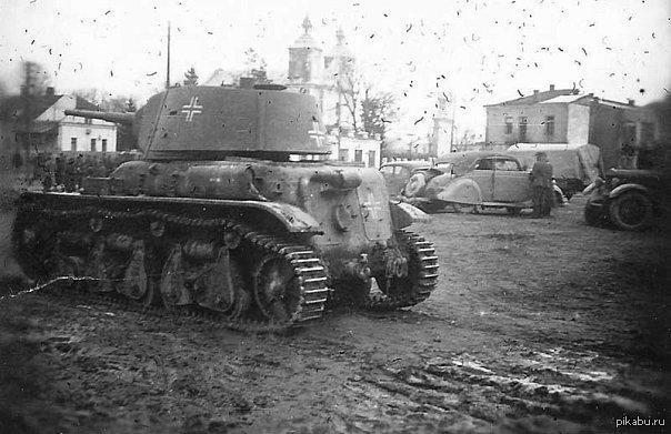 Ww2 форум. PZ T-26 740 (R). Танк Renault r35 с башней от т 26. Т 26 трофейный. R35 танк с башней т-26.