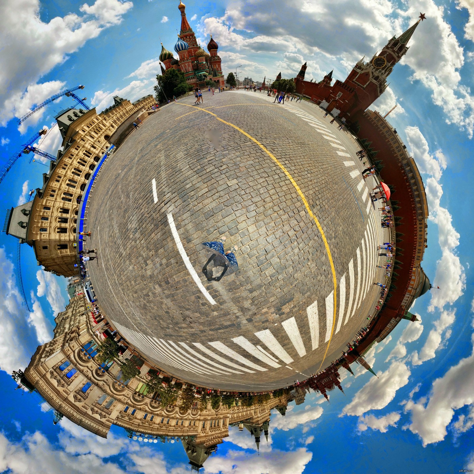 Сферическая панорама Москвы