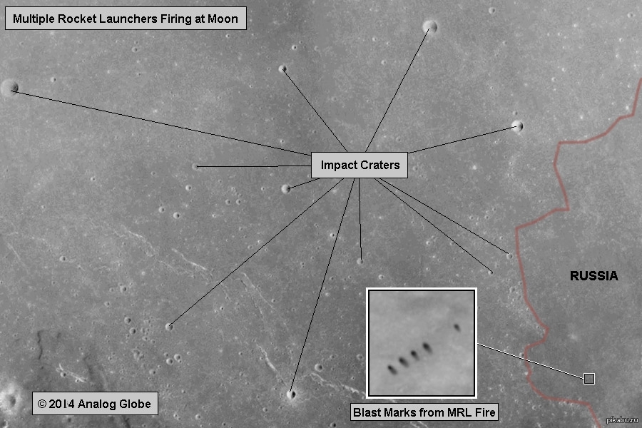 Новые доказательства. Луна это территория России. Blast Marks.
