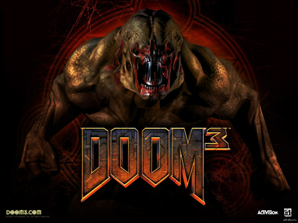 Ровно 10 лет назад вышла великая и ужасная Doom 3, сделавшая чуть меньшую  революцию в жанре компьютерных игр, нежели Half-Life 2. | Пикабу