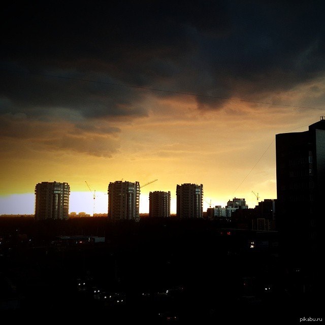 Свинцовые тучи. | Пикабу