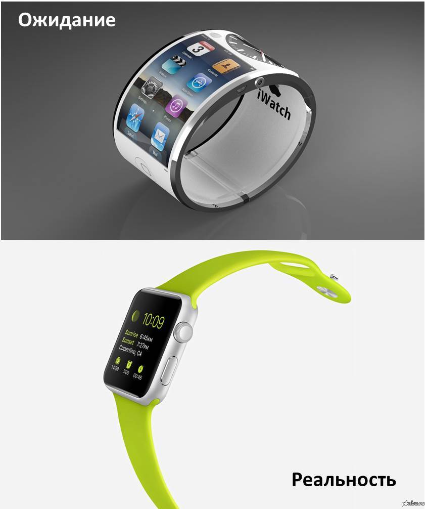 Apple watch (ожидание -> реальность) | Пикабу