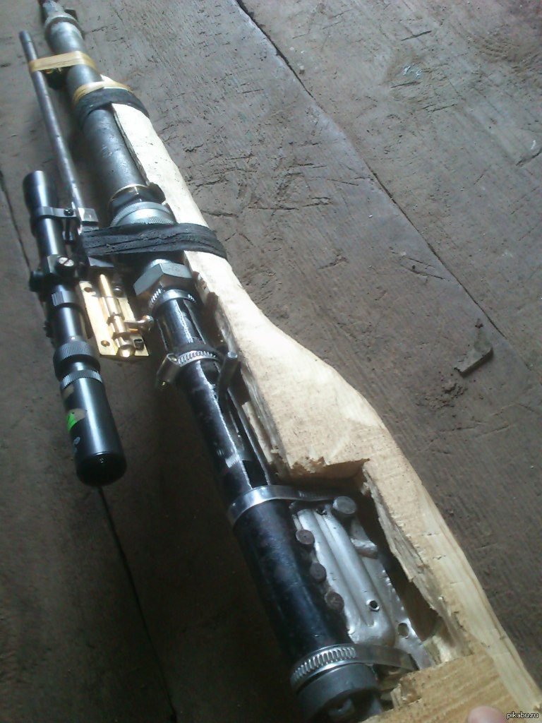 Пневматическая винтовка для охоты с баллоном высокого давления