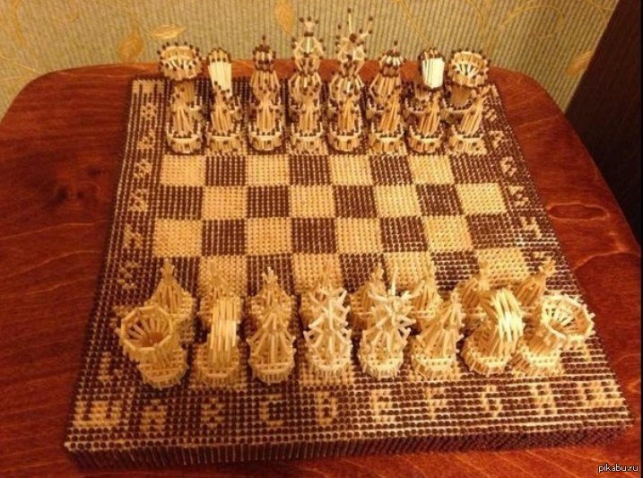 Поделки из спичек без клея