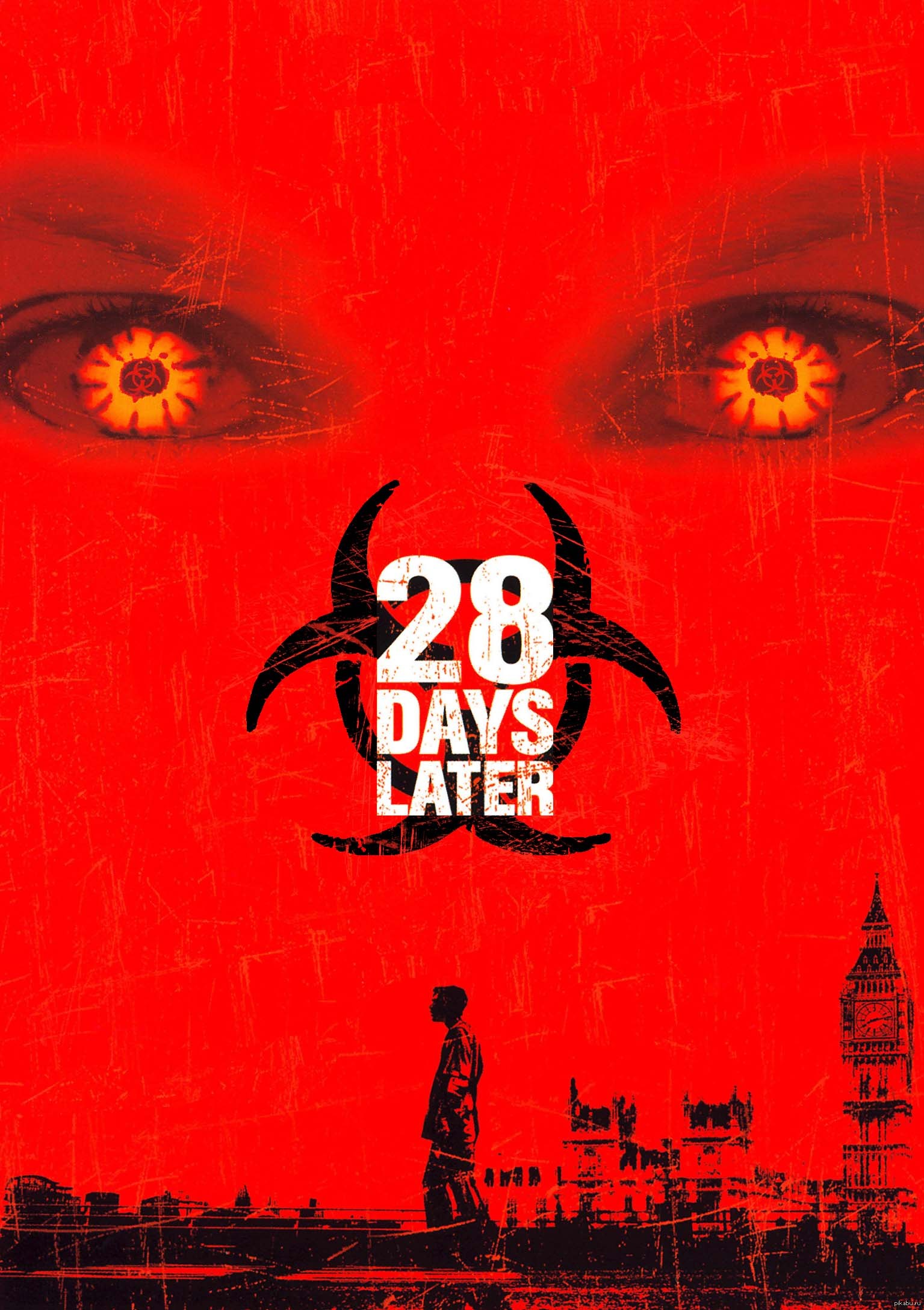 11 дней спустя. 28 Дней спустя / 28 Days later... (2002). 28 Дней спустя (Дэнни Бойл, 2002). 28 Дней спустя 2002 Постер.