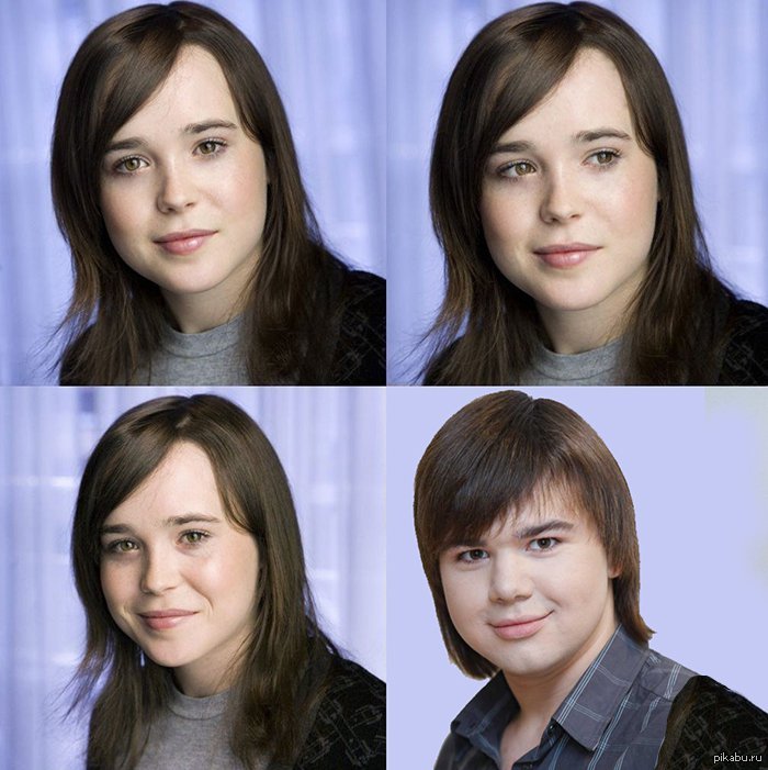 Эллен пейдж фото до и после смены пола фото