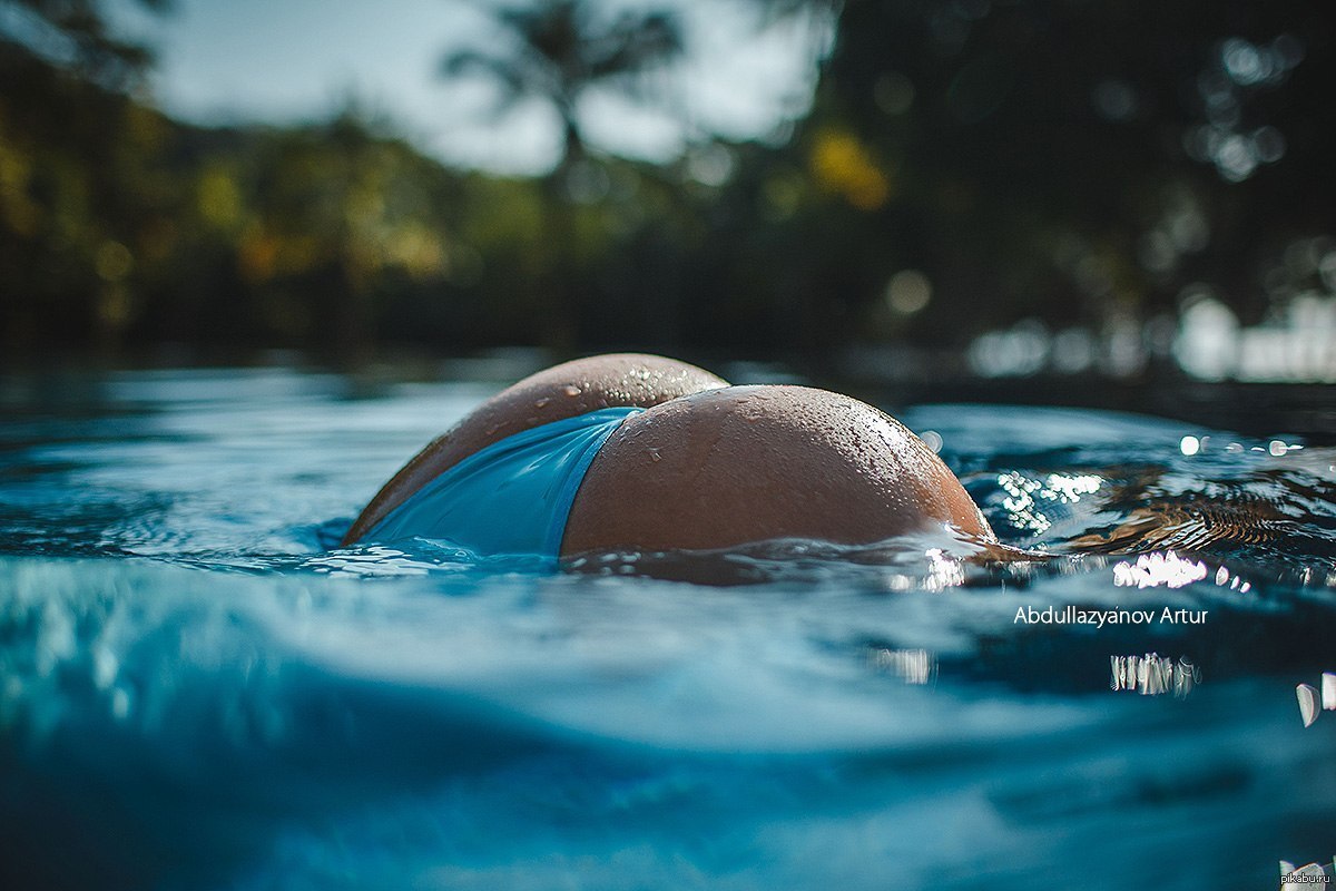 Pulled out the periscope - NSFW, Booty, Underwater world, beauty, Erotic