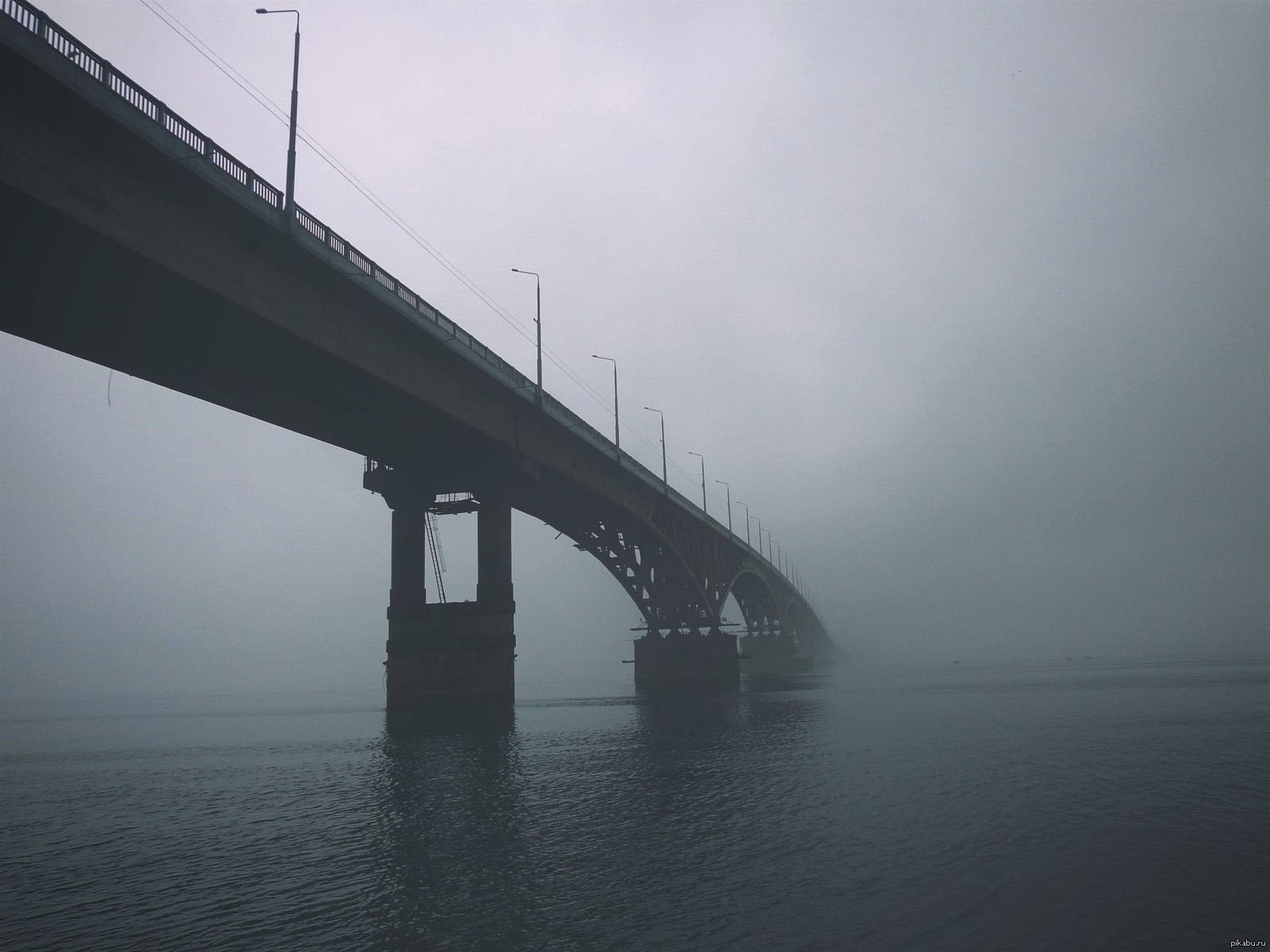 Мост В Тумане Фото