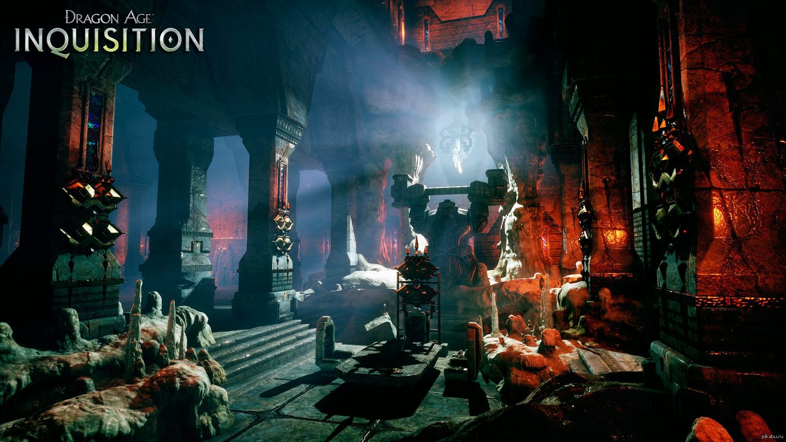 Dragon age inquisition большой. Орзаммар Dragon age Inquisition. Dragon age Inquisition локации. Dragon age глубинные тропы арт. Орзаммар  драгон эйдж Скриншот.