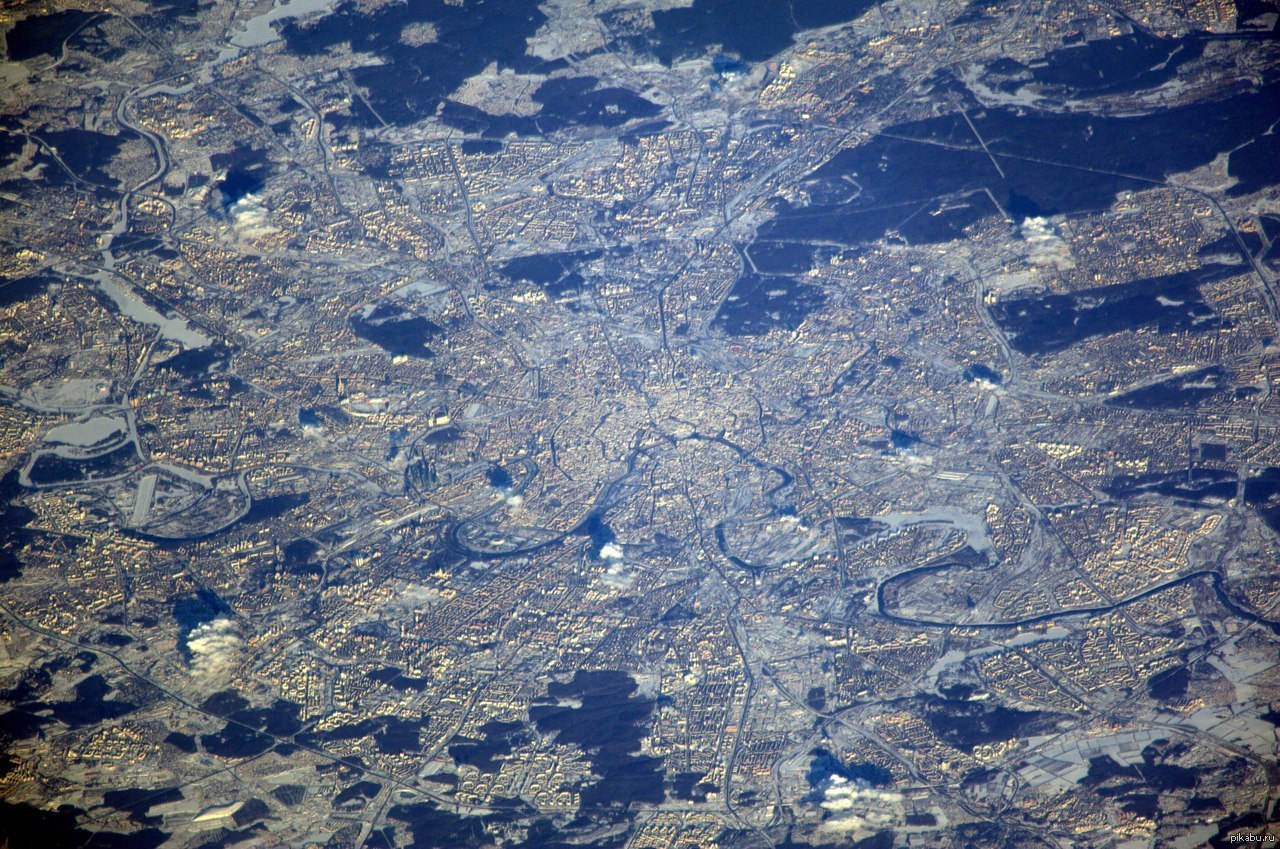 Россия с космоса фото