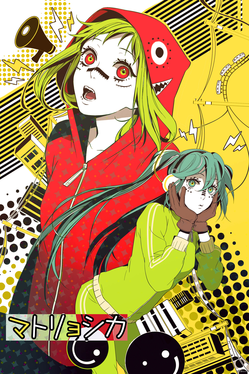 Matryoshka vocaloid. Мику Matryoshka. Гуми Matryoshka. Вокалоиды матрёшка. Вокалоиды гуми Матрешка.