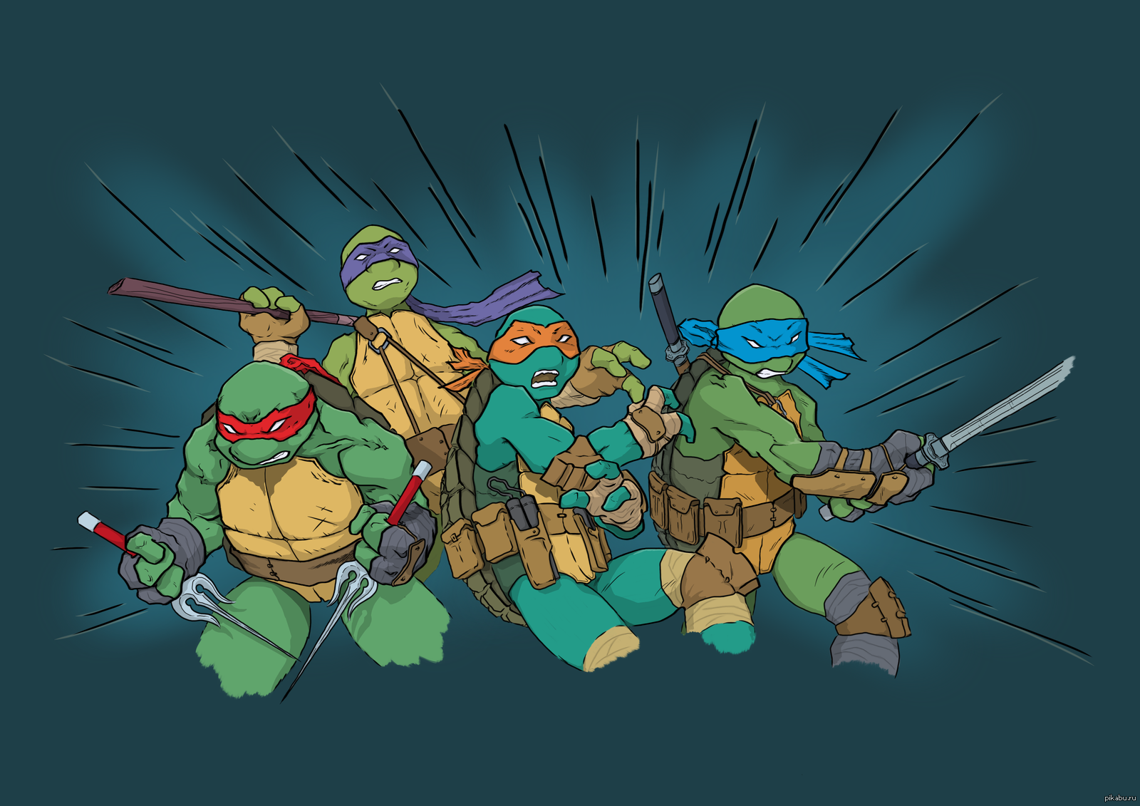 TMNT!, <b>Черепашки</b>-<b>ниндзя</b>, Черепаха, Арт.