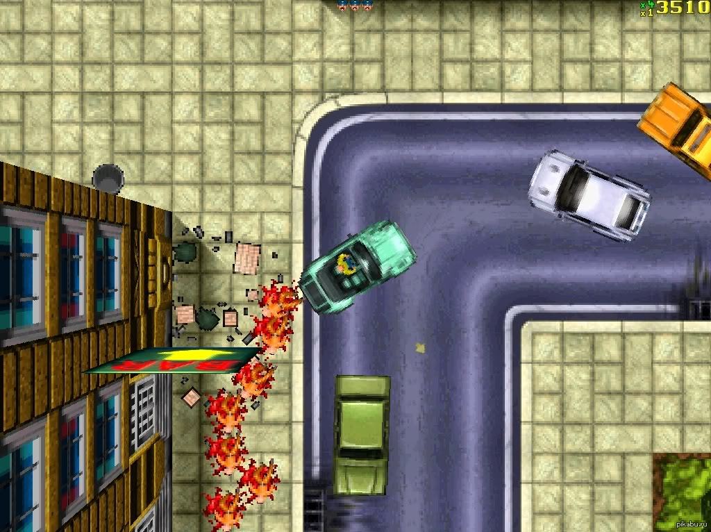 Игра стала синей. Grand Theft auto игра 1. Grand Theft auto 1997. GTA 1 1997. GTA игра 1997.