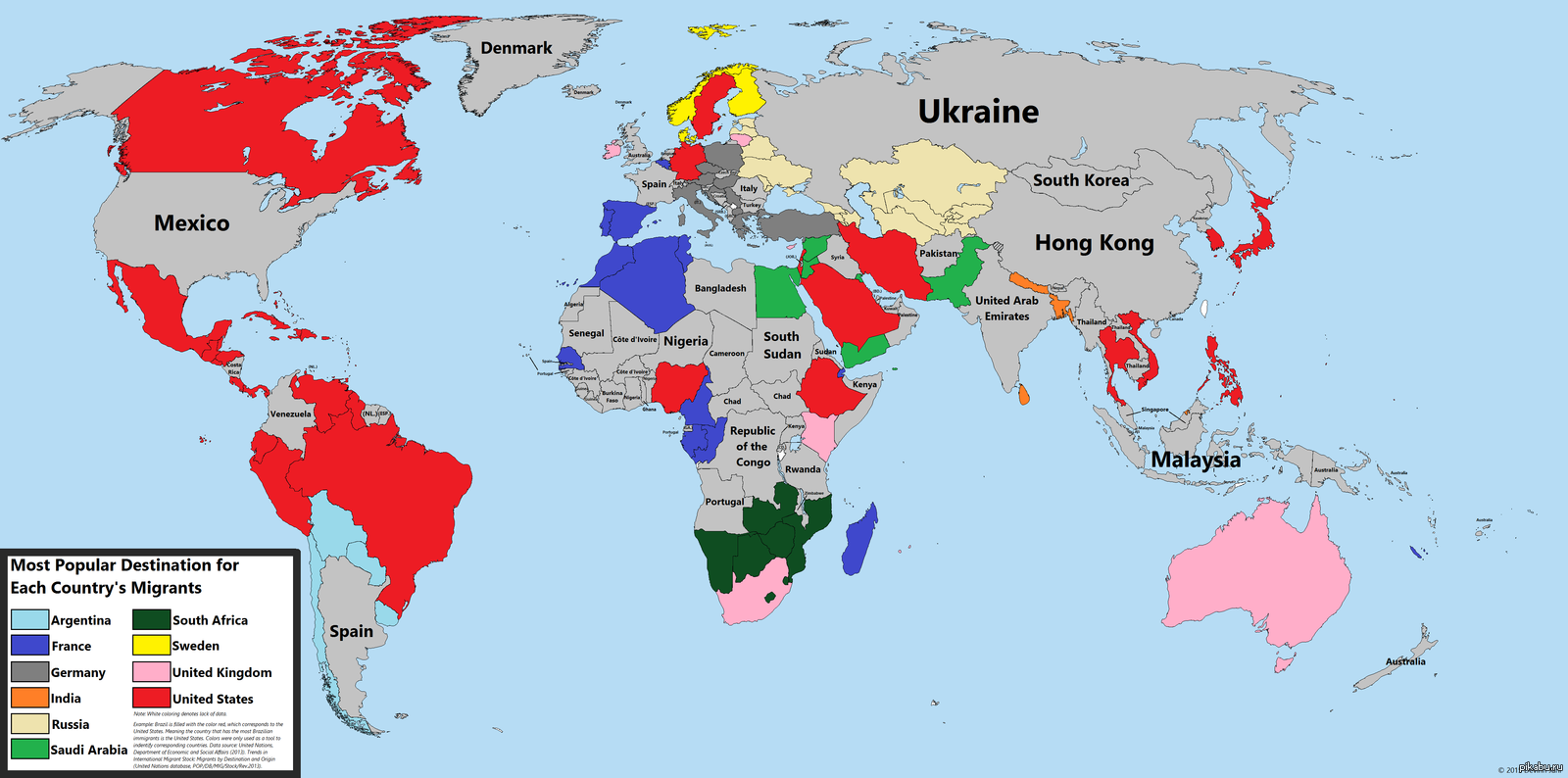 Карта стран. Страны эмигранты карта. Ключевые страны на карте.