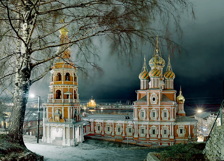 Рождественский храм фото. Строгановская Церковь Нижний Новгород. Церковь собора Пресвятой Богородицы Нижний Новгород. Рождественская Церковь Нижний Новгород. Строгановская Церковь Нижний Новгород зимой.