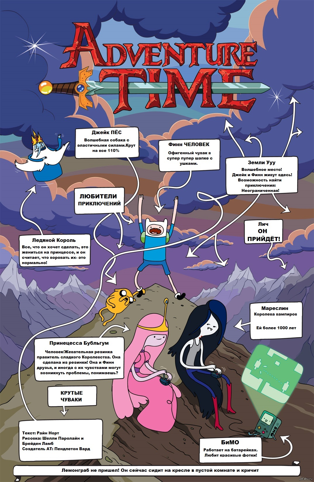 Краткий рассказ о мультсериале Adventure Time. | Пикабу