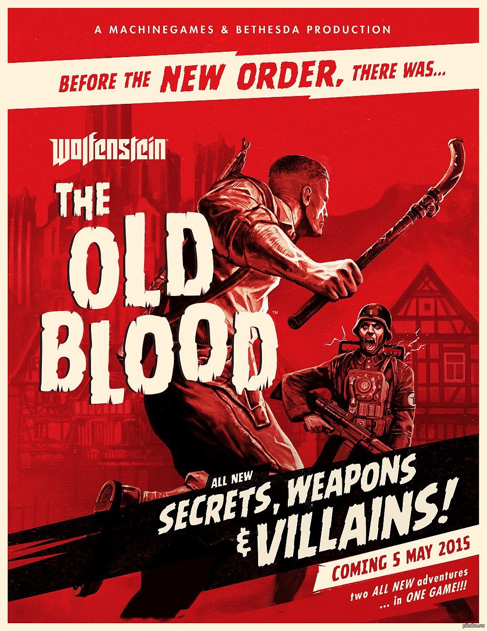 Сны-кошмары в игре Wolfenstein: The Old Blood. | Пикабу