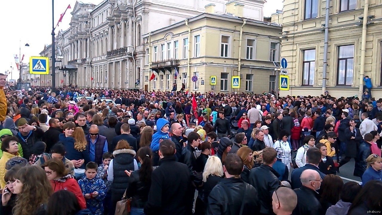 Коротко о параде в Петербурге | Пикабу