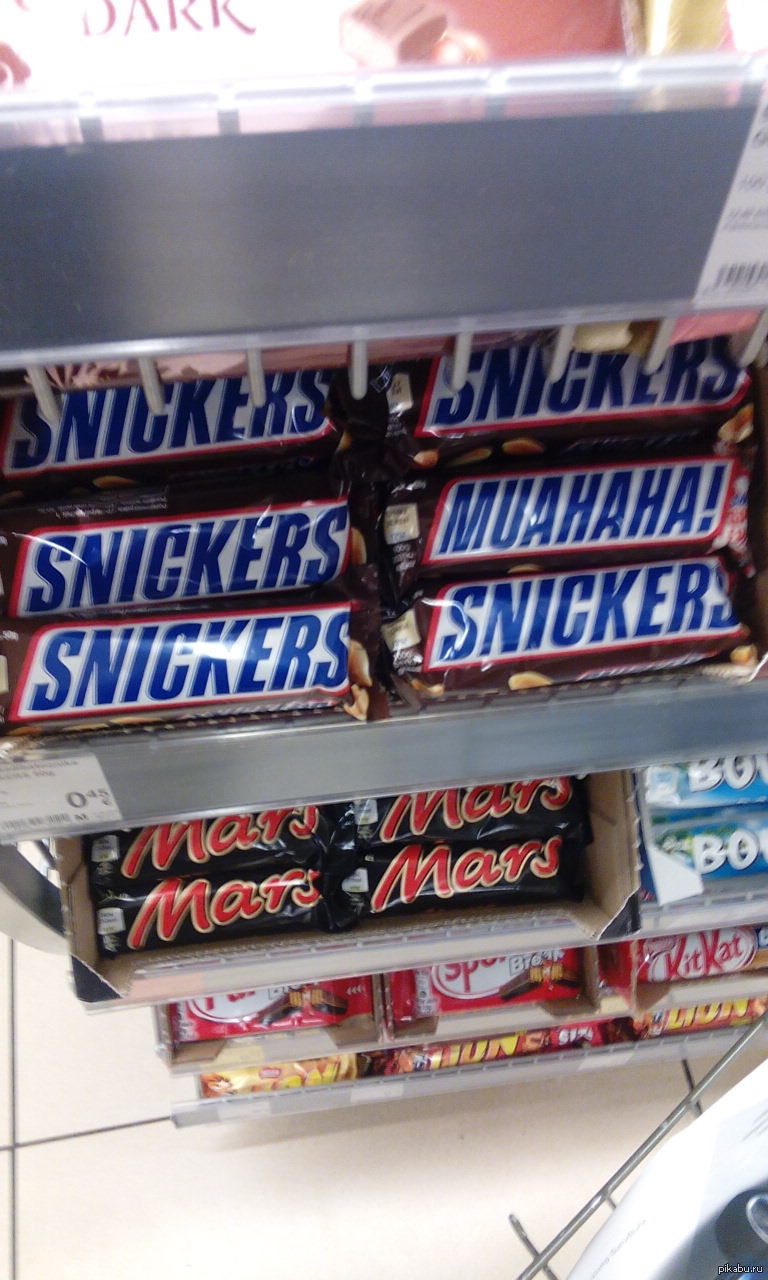 Угарный snickers | Пикабу