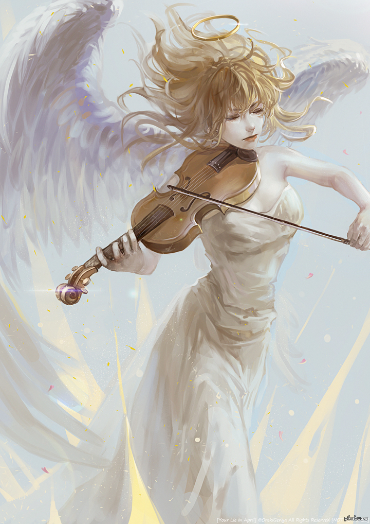 Музыка ангелов в современной обработке. Каори Миядзоно. Девушки со скрипкой. Девочка со скрипкой.