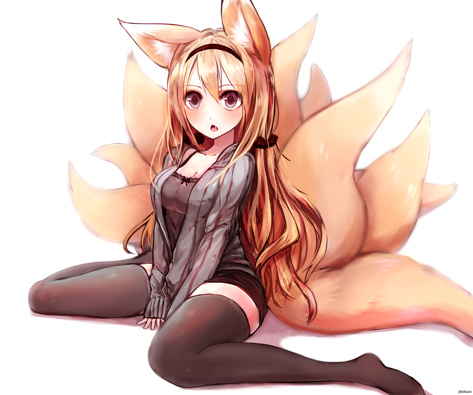 Fox girl. Аниме Кицунэ Фокс. Фенек Китсуне. Неко лисы Кицунэ. Кицунэ цундере.