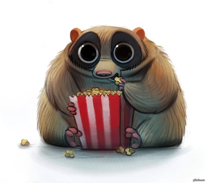 When I watch a movie... - Milota, Cinema, Popcorn, Laurie, Images, Thick, Fullness