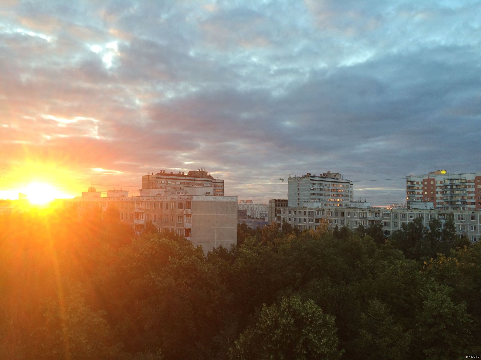 Восход солнца в екатеринбурге сегодня