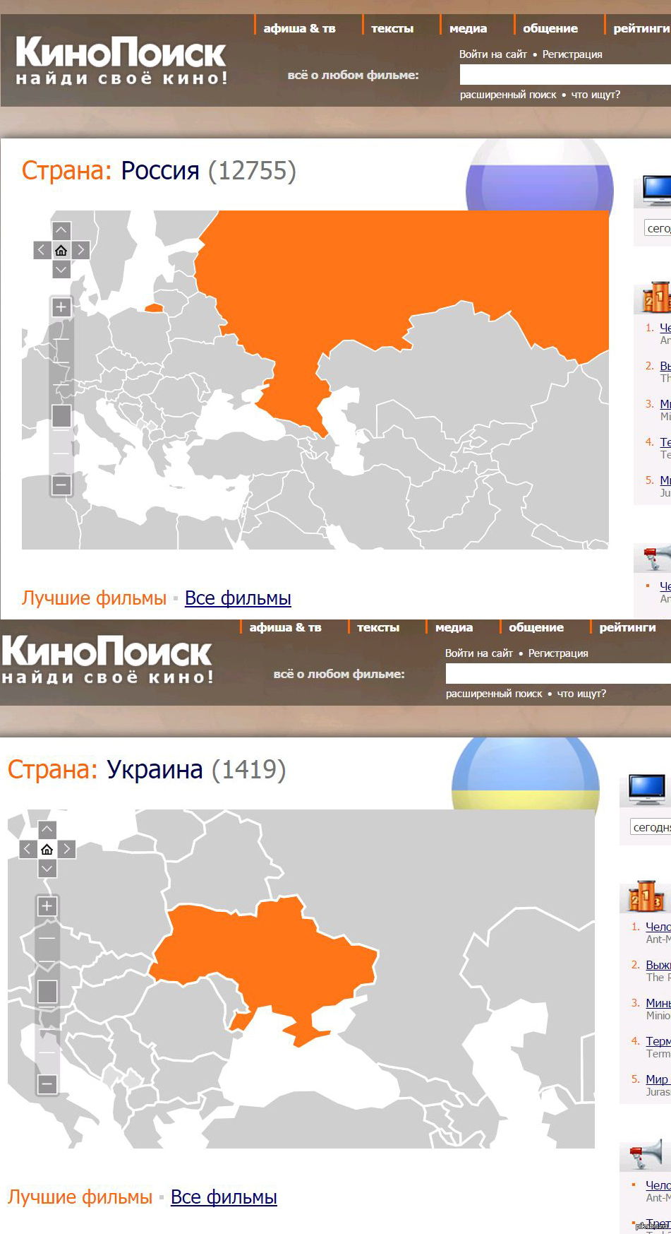Не патриотичный кинопоиск | Пикабу