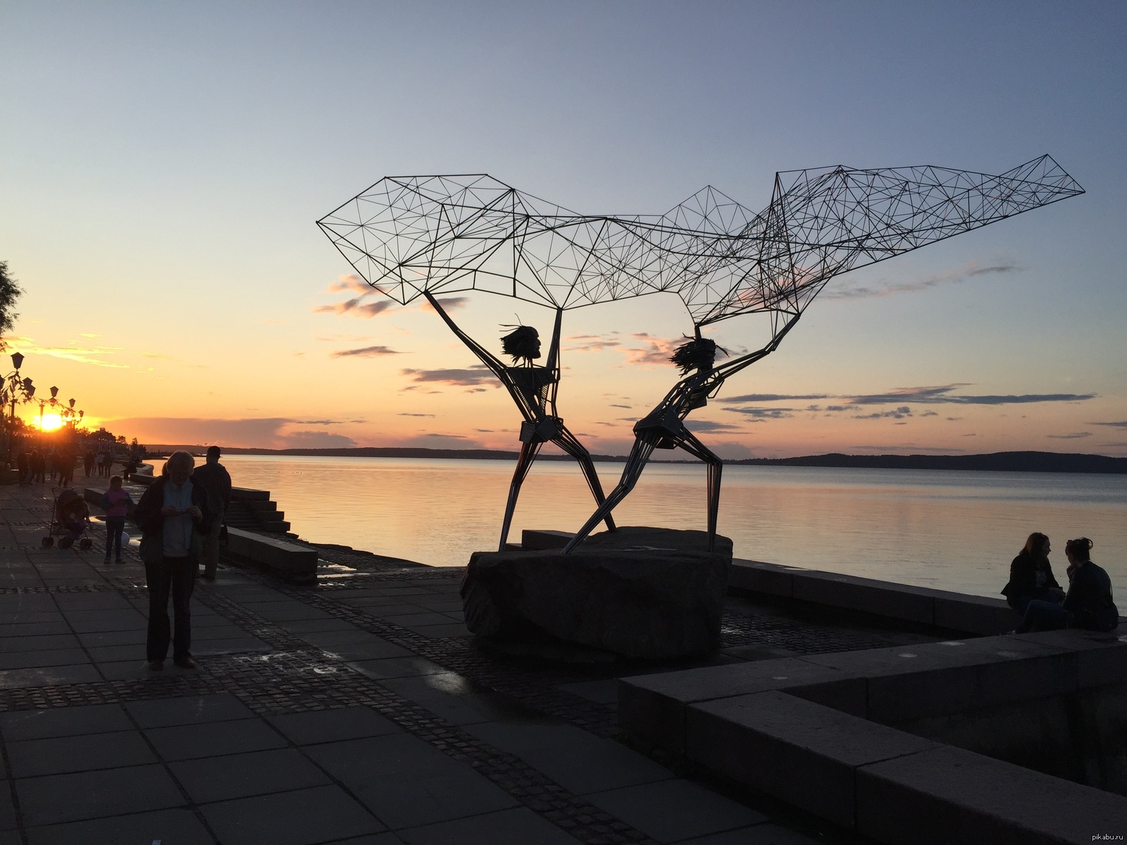 Памятник рыбакам в Петрозаводске