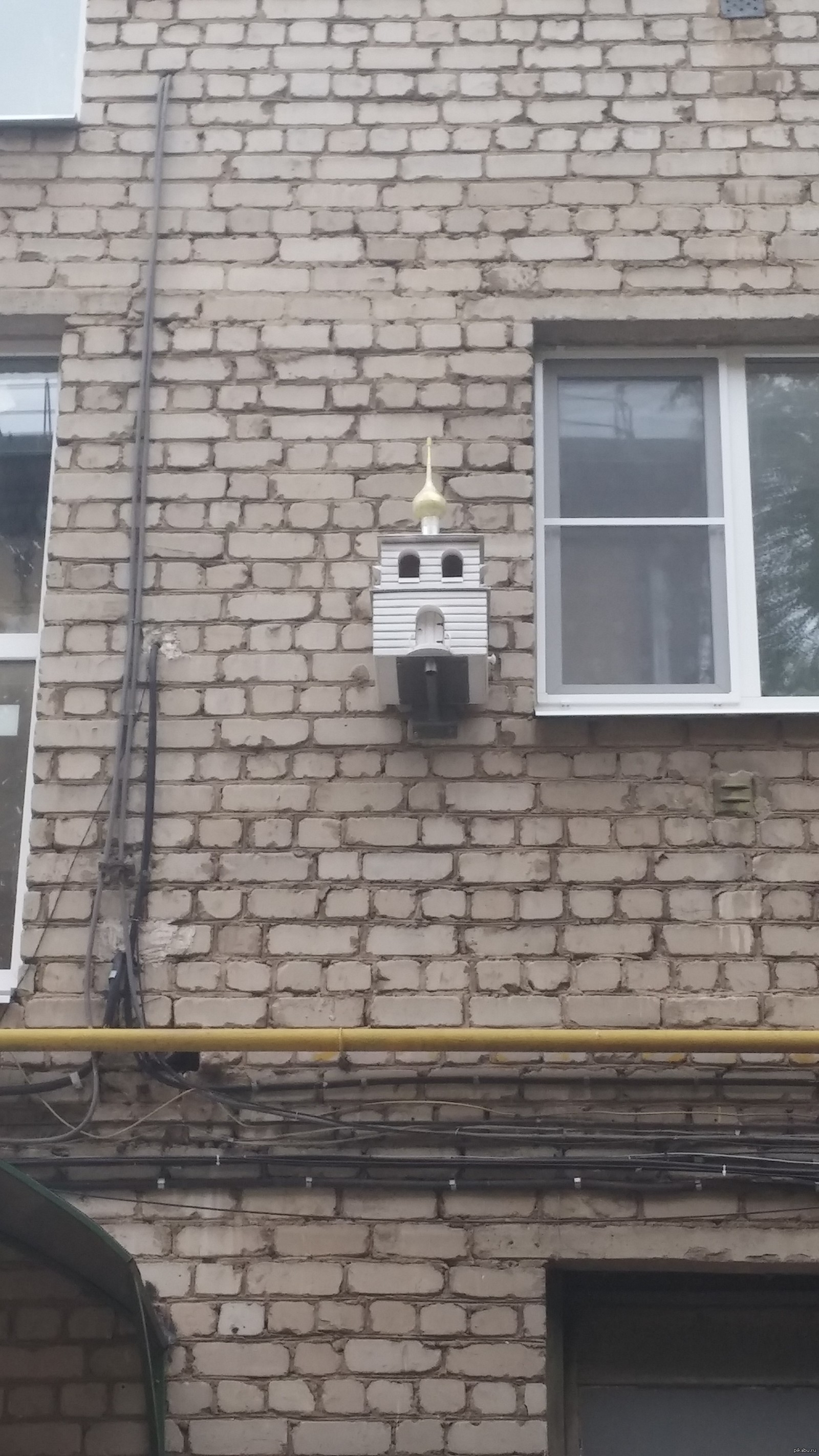 Кормушка для православных воробьев | Пикабу