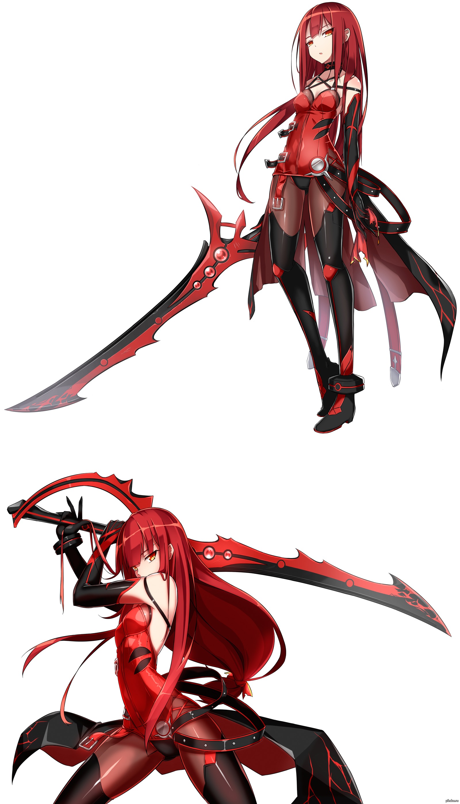 Anime_art 990 - NSFW, Аниме, Elsword, Crimson avenger, Elesis (elsword), Арт, Anime Art