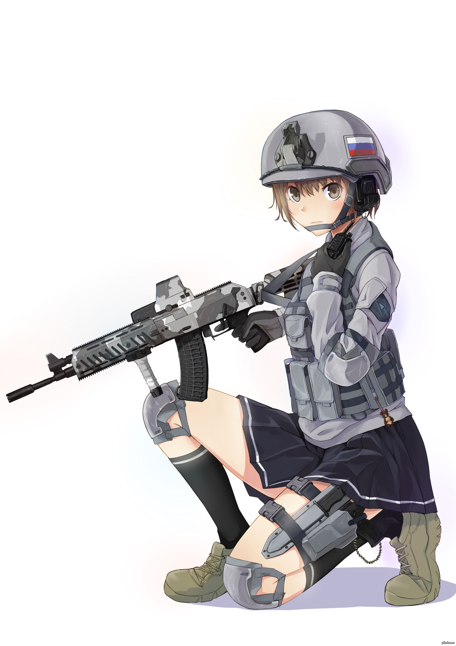 Аниме тянка военная