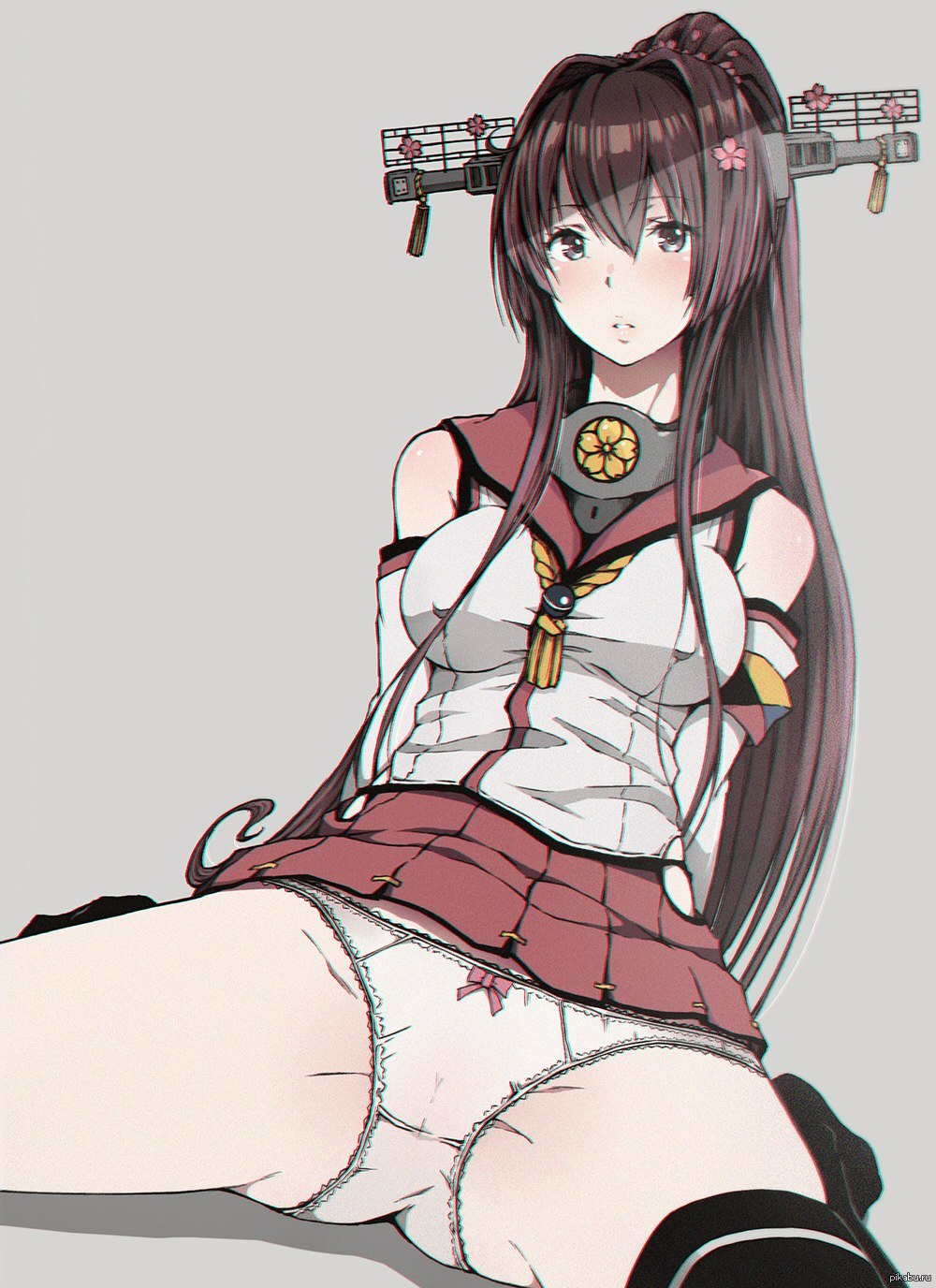 Kantai collection - NSFW, Kantai collection, Yamato, Anime, Pantsu