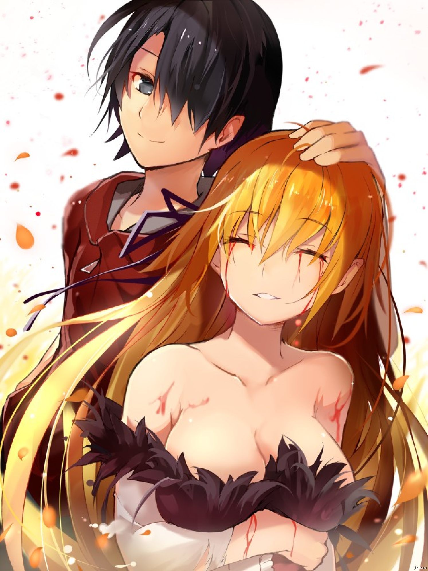 Araragi and shinobu