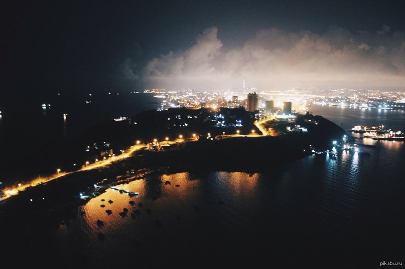 Владивосток Ночью Фото