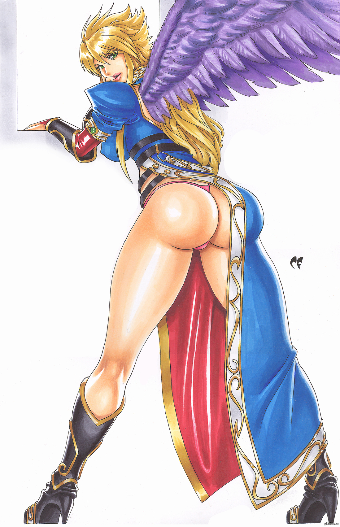 Nina (Breath of Fire) - NSFW, Breath of Fire, Anime Art, Nina (breath of fire), Ангел, Рисованная эротика