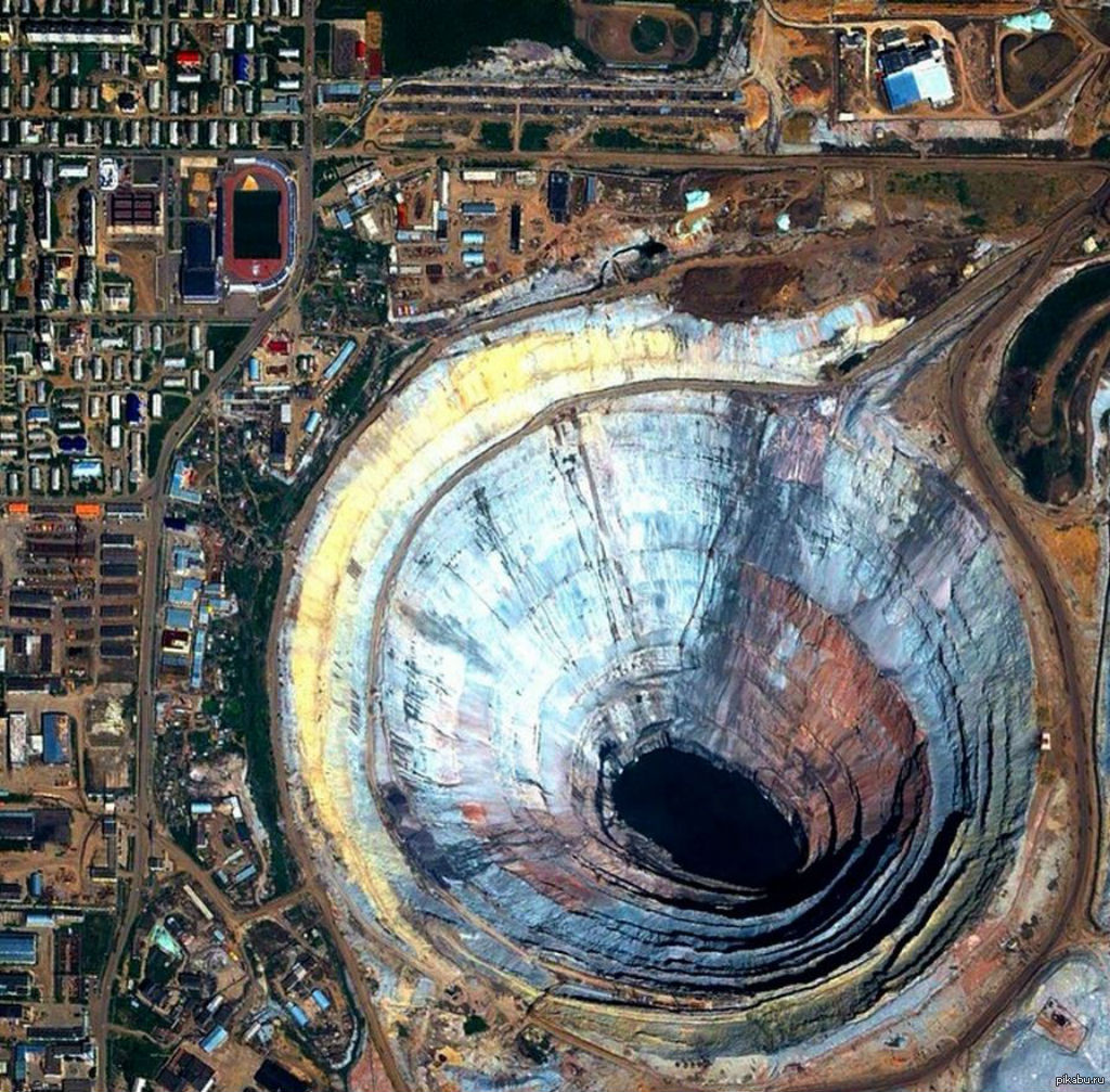 Алмазная шахта «мир», Якутия