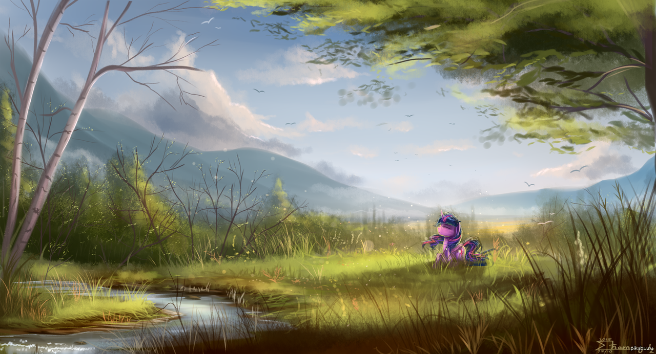 Art enjoy. Эквестрия арт пейзаж. Арт карандаш Эквестрия пейзаж. Equestria Landscape Art. Equestria Art Land.