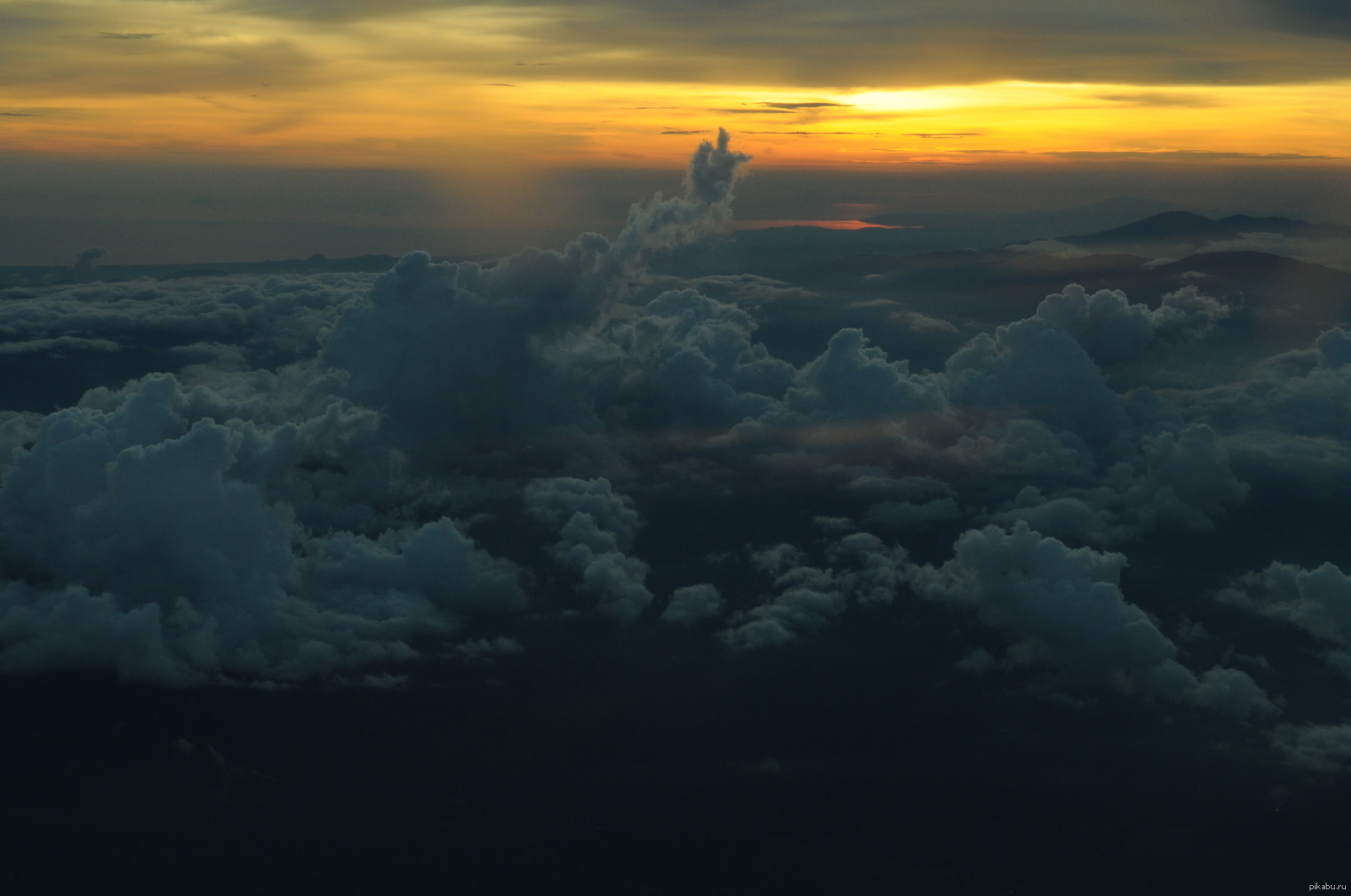 Checkmate, amethysts! - My, God, Atheism, Amethyst, Airplane, Photo, Clouds