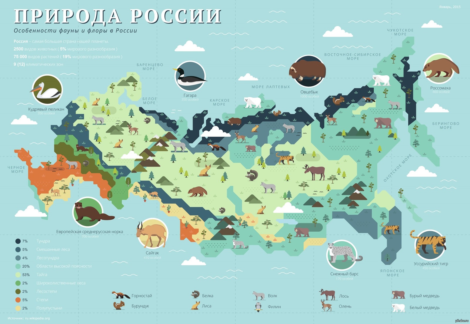 Ност природа карта