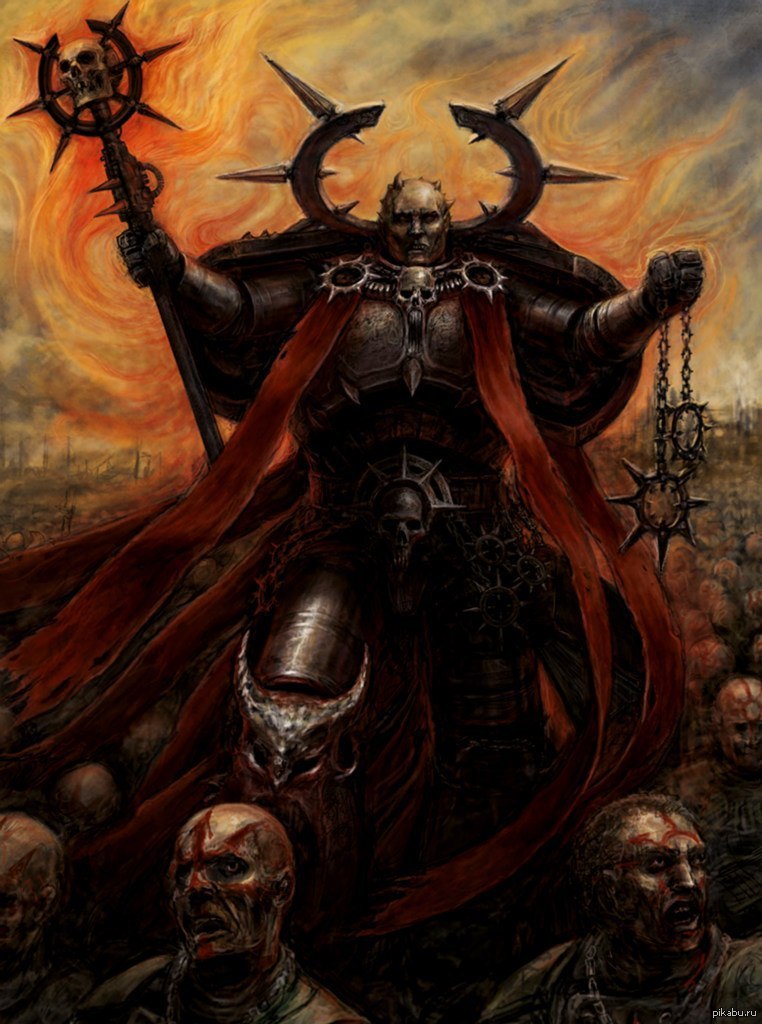 After a thousand battles, only death is visible - Chaos, Art, Warhammer 40k