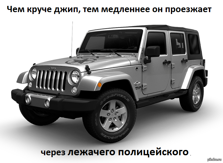 I noticed a long time ago... - My, Jeep, Speed ??bump, Bump, Paint master