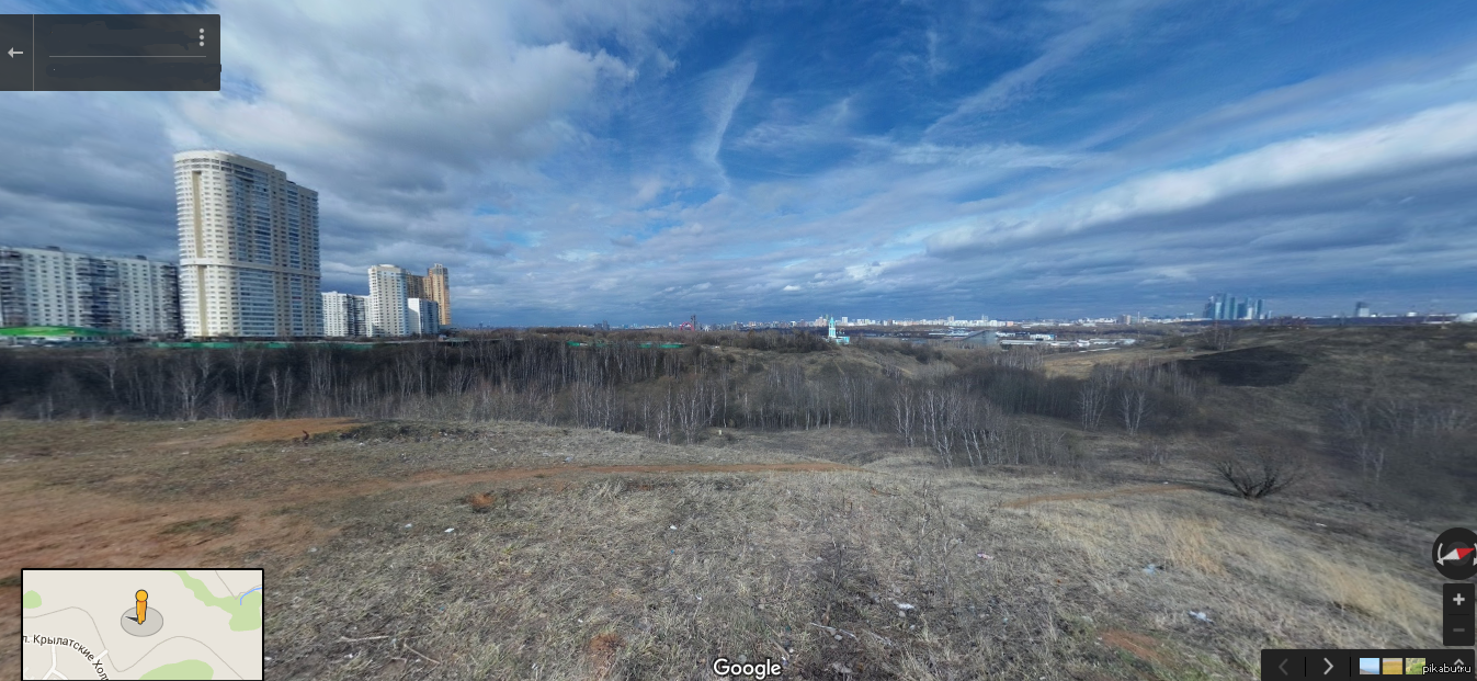 The panorama on the Krylatsky Hills resembles a wasteland after a nuclear war - Post apocalypse, Moscow, Панорама, Photo