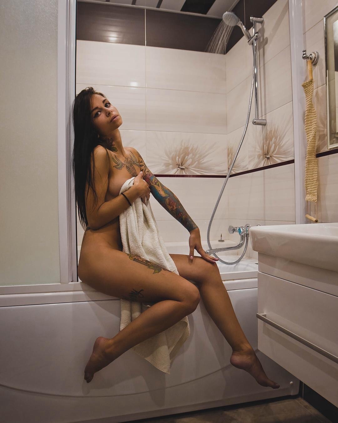 girls+tattoo - NSFW, Longpost, The photo, Girls, Tattoo, Beautiful girl, Erotic, Interesting