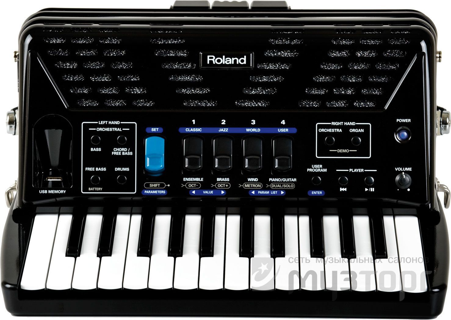 ЦИФРОВОЙ АККОРДЕОН ROLAND FR-1X BK | Пикабу