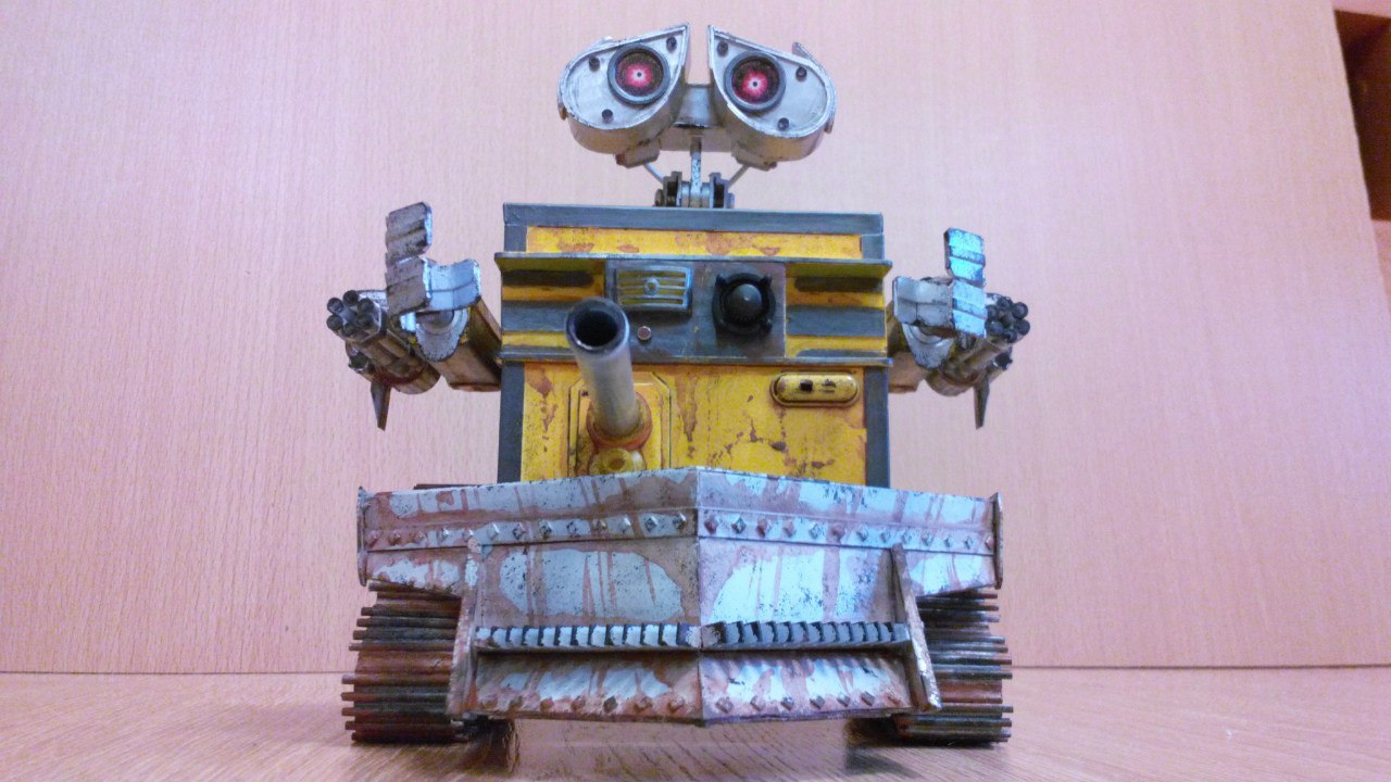 Бумажная модель Wall-E {Оригами}